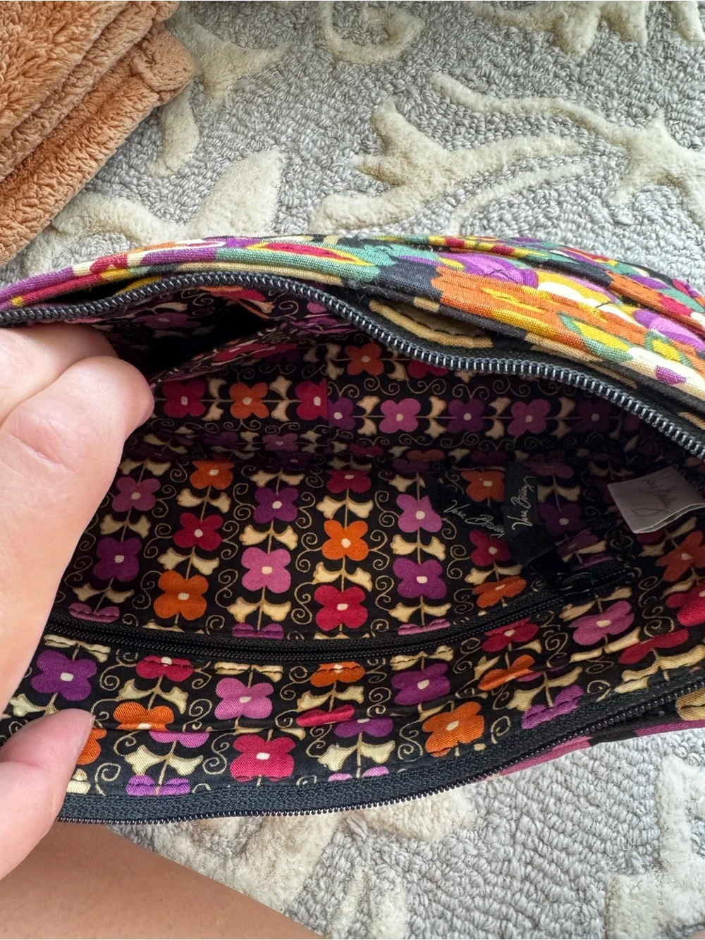 Vera Bradley quilted shoulder